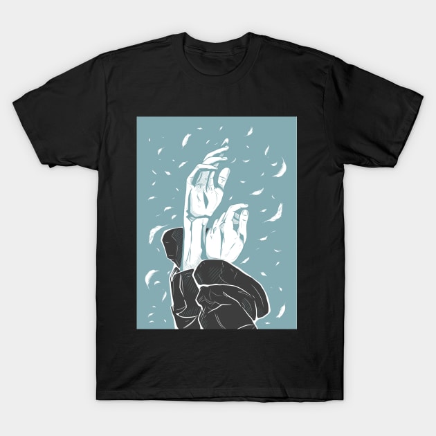 black swan fanart T-Shirt by viovi